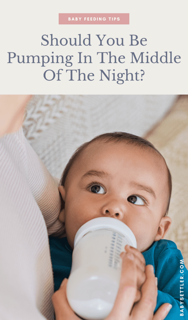 What is Middle of the Night Pumping? 