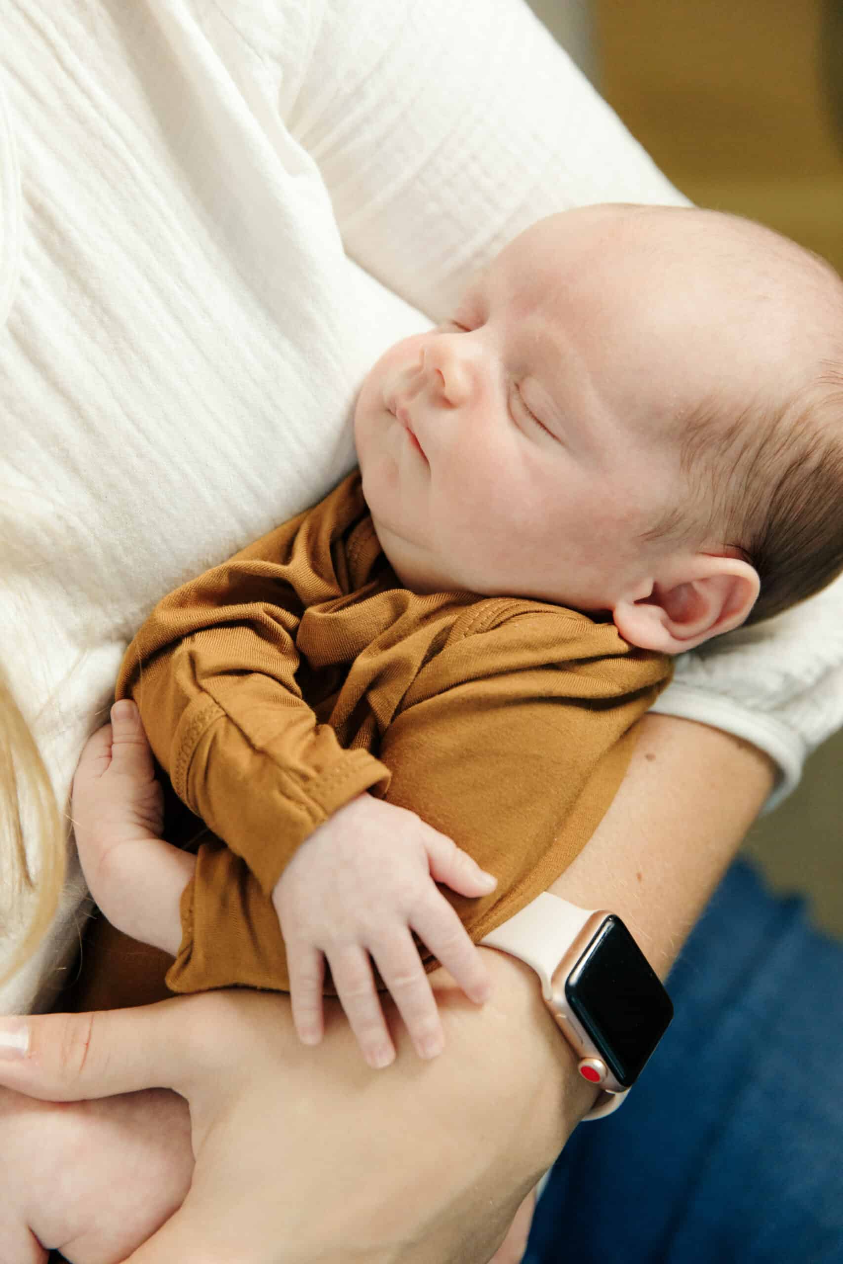 Newborn sleeping hot sale too long